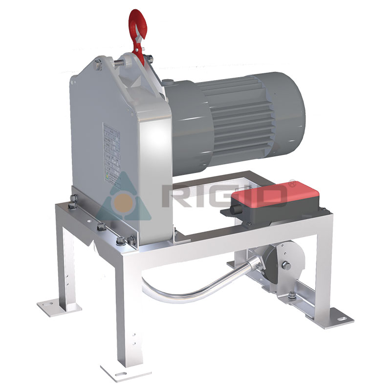 ¿Qué es un polipasto de elevación de rieles?